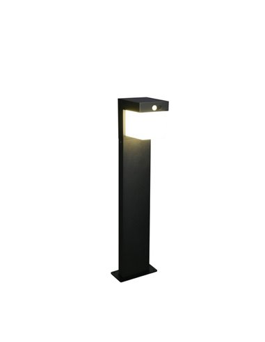 COLOMBO Farol LED solar de 50 cm de altura com sensor de movimento e crepúsculo 5,5 W 1x 650lm, 4000K IP44