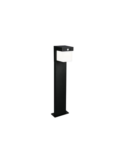 Baliza LED solar COLOMBO 50cm alto con sensor de movimiento y crepuscular  5,5W 1x 650lm, 4000K IP44