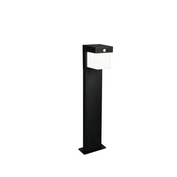 Baliza LED solar COLOMBO 50cm alto con sensor de movimiento y crepuscular  5,5W 1x 650lm, 4000K IP44