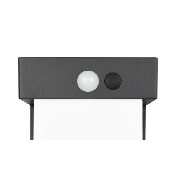 COLOMBO Farol LED solar de 50 cm de altura com sensor de movimento e crepúsculo 5,5 W 1x 650lm, 4000K IP44