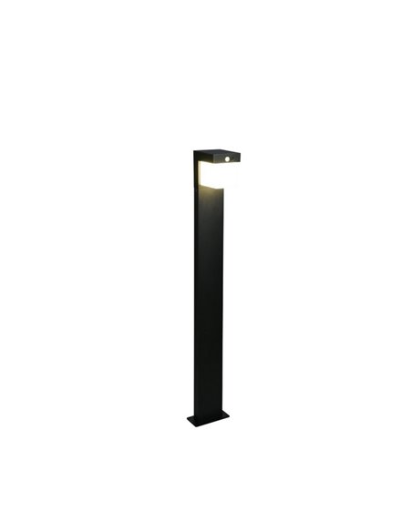 Poste LED solar COLOMBO 100cm alto nivel de luz ajustable y batería recargable 5,5W 1x 650lm, 4000K IP44
