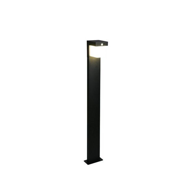 Poste LED solar COLOMBO 100cm alto nivel de luz ajustable y batería recargable 5,5W 1x 650lm, 4000K IP44
