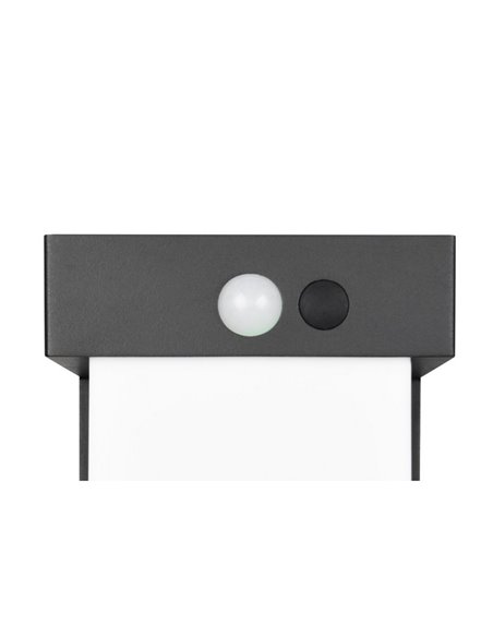 Poste LED solar COLOMBO 100cm alto nivel de luz ajustable y batería recargable 5,5W 1x 650lm, 4000K IP44