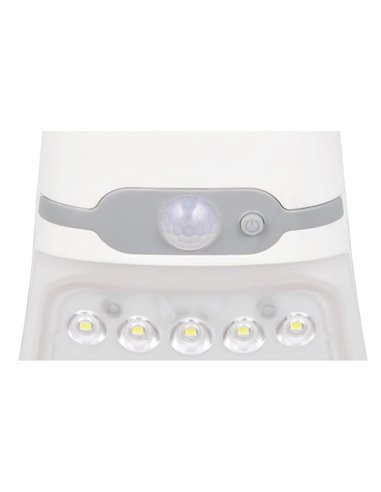 Aplique solar LED DIADEMA orientable, con sensor de movimiento e interruptor 3,5W 1x 300lm, 4000K