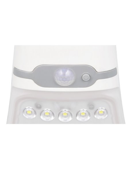 Aplique solar LED DIADEMA orientable, con sensor de movimiento e interruptor 3,5W 1x 300lm, 4000K