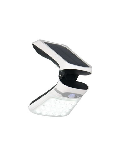 Aplique solar LED DIADEMA orientable, con sensor de movimiento e interruptor 3,5W 1x 300lm, 4000K