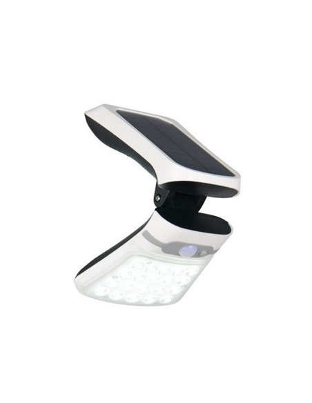 Aplique solar LED DIADEMA orientable, con sensor de movimiento e interruptor 3,5W 1x 300lm, 4000K