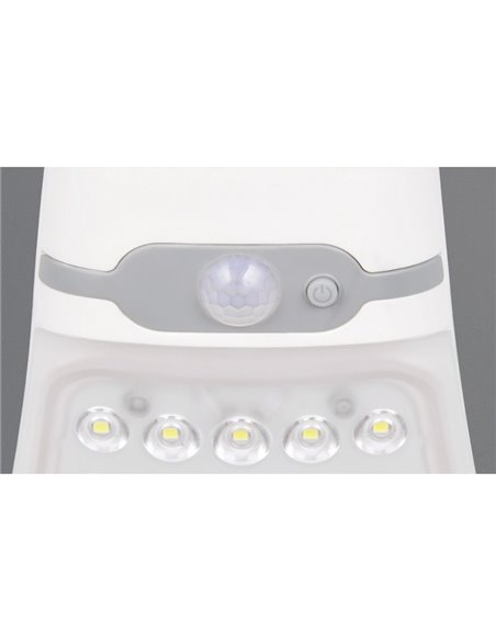 Aplique solar LED DIADEMA orientable, con sensor de movimiento e interruptor 3,5W 1x 300lm, 4000K
