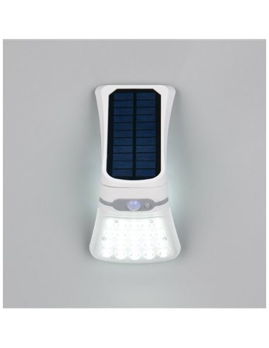Aplique solar LED DIADEMA orientable, con sensor de movimiento e interruptor 3,5W 1x 300lm, 4000K