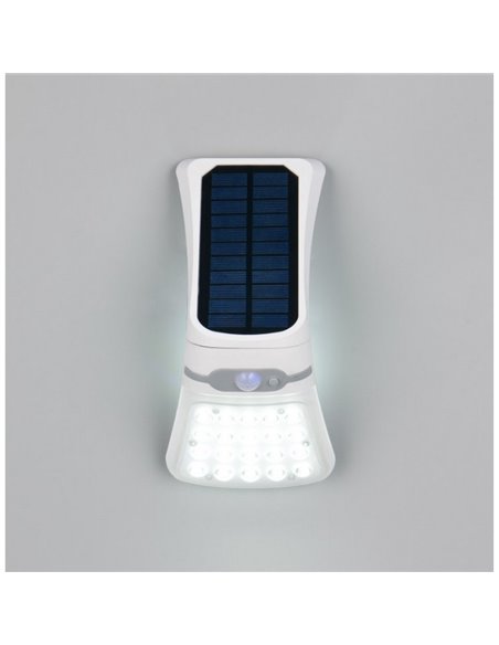 Aplique solar LED DIADEMA orientable, con sensor de movimiento e interruptor 3,5W 1x 300lm, 4000K