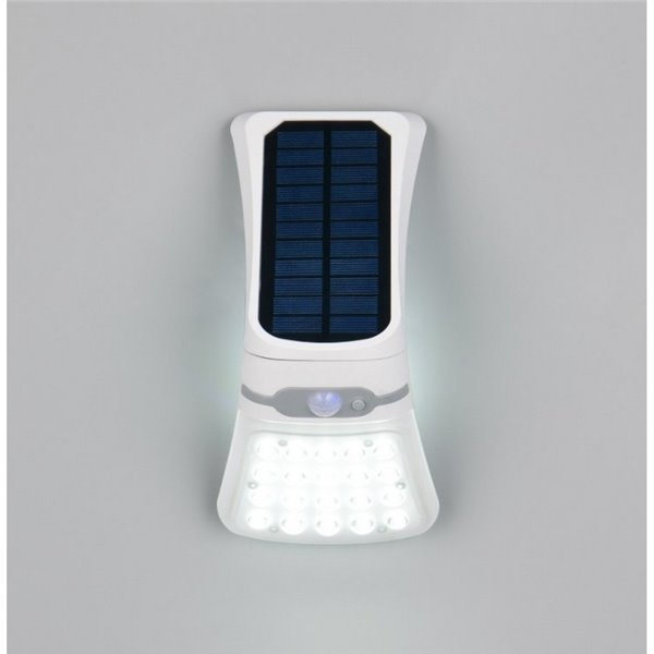 Aplique solar LED DIADEMA orientable, con sensor de movimiento e interruptor 3,5W 1x 300lm, 4000K