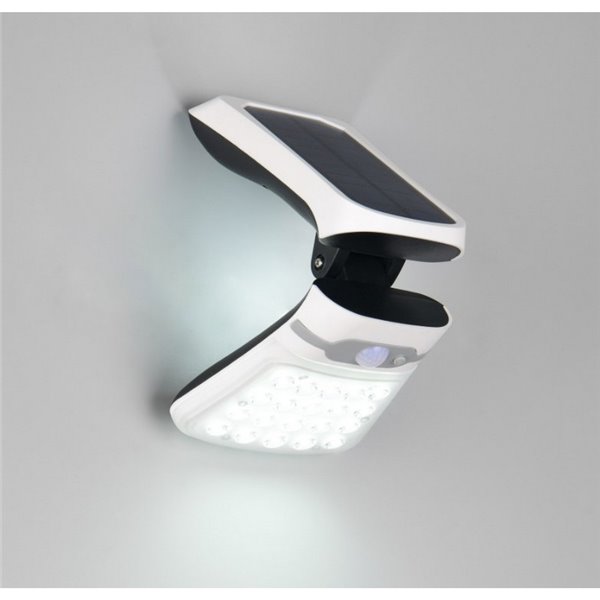 Applique solaire LED, orientable, avec détecteur de mouvement et interrupteur, 3,5 W, 1 x 300 lm, 4 000 K