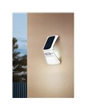 Aplique solar LED DIADEMA orientable, con sensor de movimiento e interruptor 3,5W 1x 300lm, 4000K