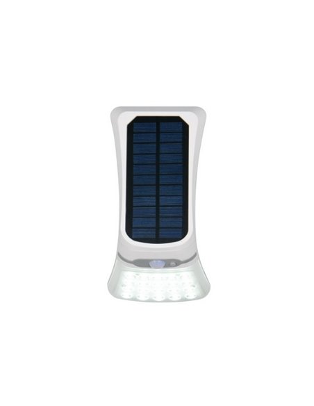 Aplique solar LED DIADEMA orientable, con sensor de movimiento e interruptor 3,5W 1x 300lm, 4000K