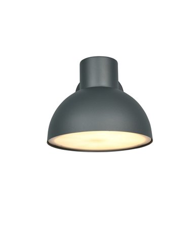 Aplique de pared exterior moderno ELBE aluminio gris bombilla excl. 1x E27 max. 10W IP44 Antracita