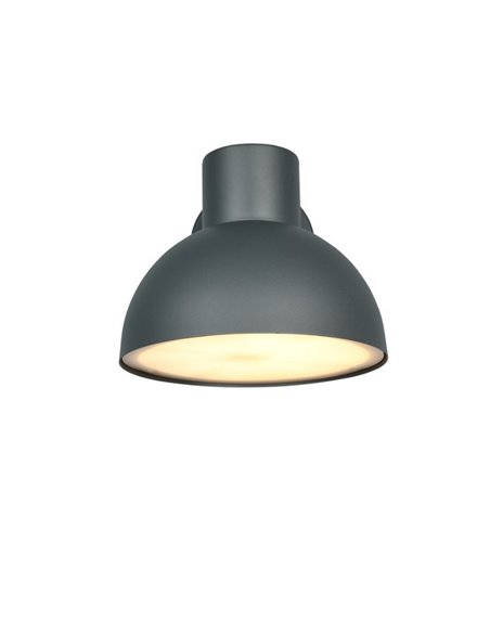 Aplique de pared exterior moderno ELBE aluminio gris bombilla excl. 1x E27 max. 10W IP44 Antracita