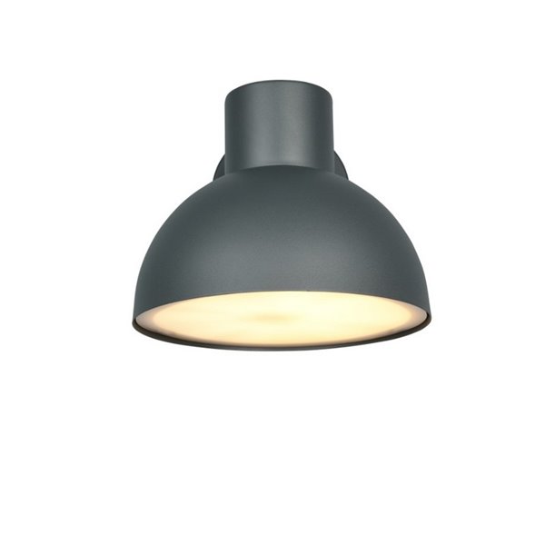 Aplique de pared exterior moderno ELBE aluminio gris bombilla excl. 1x E27 max. 10W IP44 Antracita