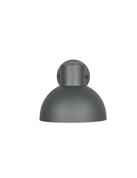 Aplique de pared exterior moderno ELBE aluminio gris bombilla excl. 1x E27 max. 10W IP44 Antracita