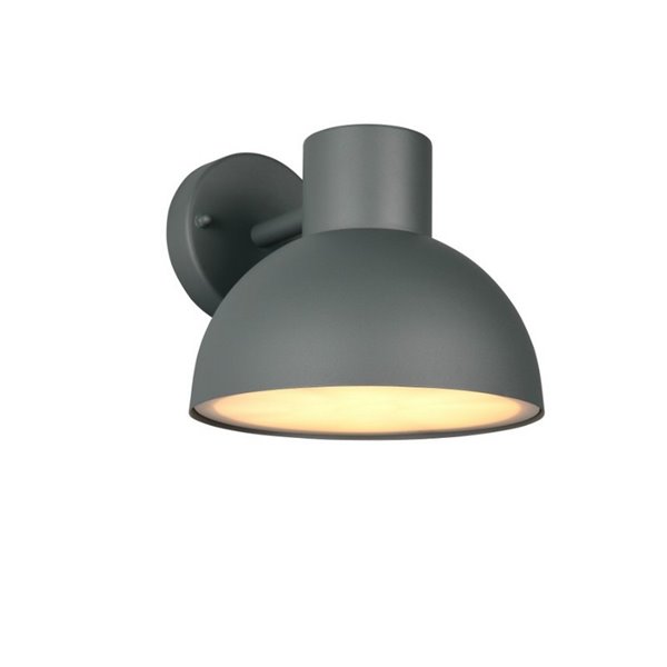 Aplique de pared exterior moderno ELBE aluminio gris bombilla excl. 1x E27 max. 10W IP44 Antracita