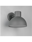 Aplique de pared exterior moderno ELBE aluminio gris bombilla excl. 1x E27 max. 10W IP44 Antracita