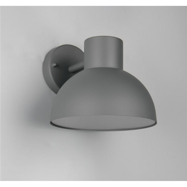 Aplique de pared exterior moderno ELBE aluminio gris bombilla excl. 1x E27 max. 10W IP44 Antracita