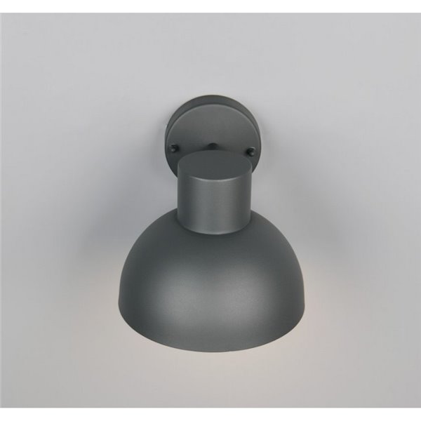 Aplique de pared exterior moderno ELBE aluminio gris bombilla excl. 1x E27 max. 10W IP44 Antracita