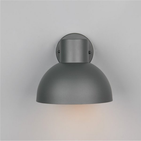 Aplique de pared exterior moderno ELBE aluminio gris bombilla excl. 1x E27 max. 10W IP44 Antracita