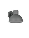 Aplique de pared exterior moderno ELBE aluminio gris bombilla excl. 1x E27 max. 10W IP44 Antracita