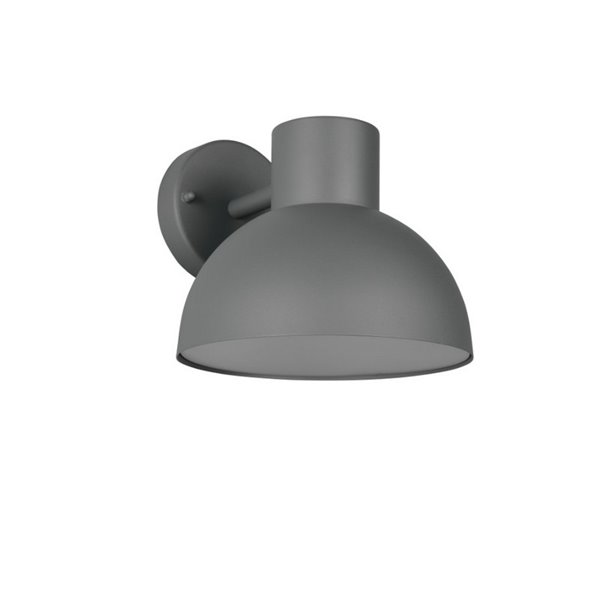 Aplique de pared exterior moderno ELBE aluminio gris bombilla excl. 1x E27 max. 10W IP44 Antracita