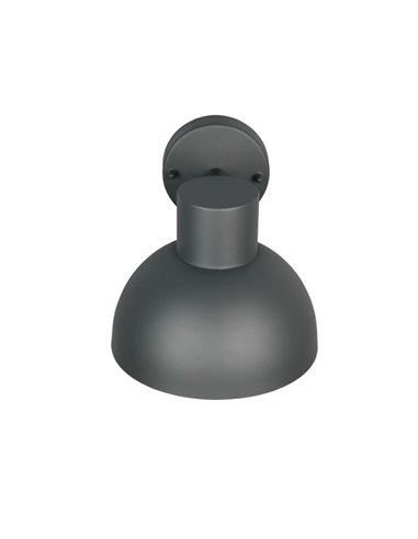 Applique murale d'extérieur moderne ELBE gris aluminium excl. ampoule 1x E27 max. 10W IP44 Anthracite