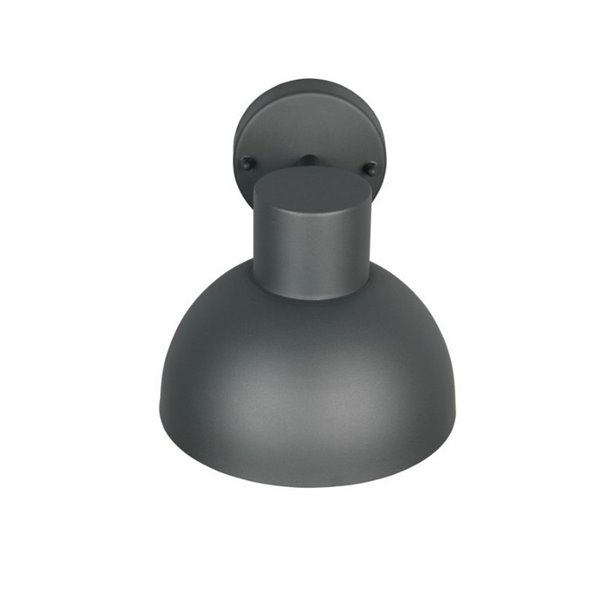 Aplique de pared exterior moderno ELBE aluminio gris bombilla excl. 1x E27 max. 10W IP44 Antracita