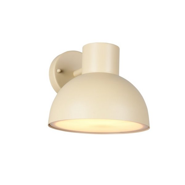 Applique d'extérieur ELBE Ø20cm en fonte d'aluminium ampoule excl. 1x E27 max. 10W IP44 Sable