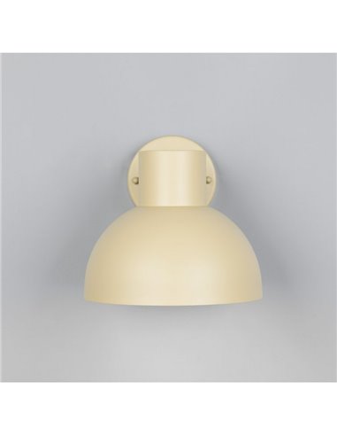 Aplique exterior ELBE para pared Ø20cm aluminio fundido bombilla excl. 1x E27 max. 10W IP44 Arena