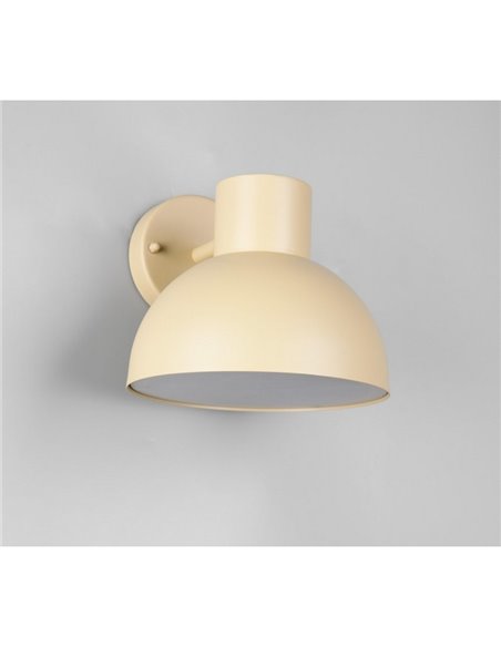 Aplique exterior ELBE para pared Ø20cm aluminio fundido bombilla excl. 1x E27 max. 10W IP44 Arena