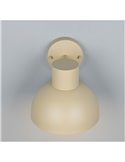 Aplique exterior ELBE para pared Ø20cm aluminio fundido bombilla excl. 1x E27 max. 10W IP44 Arena