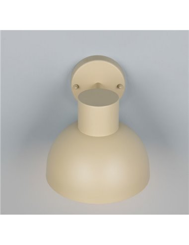 Luminária de parede externa ELBE Ø20cm lâmpada de alumínio fundido excl. 1x E27 máx. 10W IP44 Areia