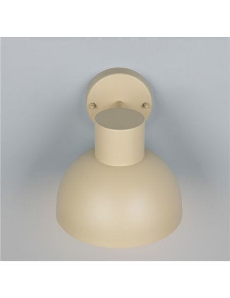 Luminária de parede externa ELBE Ø20cm lâmpada de alumínio fundido excl. 1x E27 máx. 10W IP44 Areia