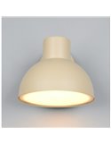 Aplique exterior ELBE para pared Ø20cm aluminio fundido bombilla excl. 1x E27 max. 10W IP44 Arena