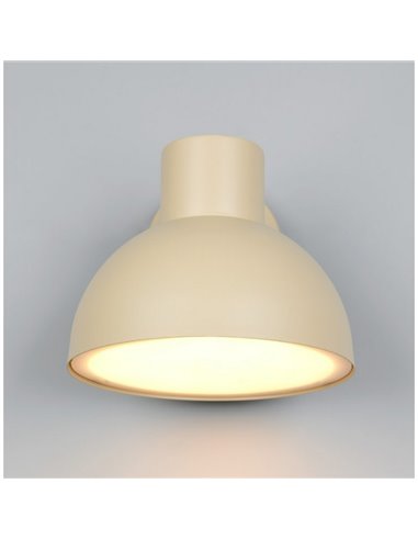 Applique d'extérieur ELBE Ø20cm en fonte d'aluminium ampoule excl. 1x E27 max. 10W IP44 Sable