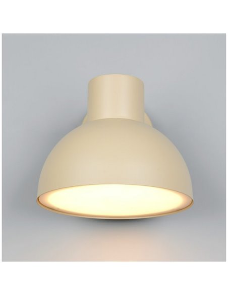 Applique d'extérieur ELBE Ø20cm en fonte d'aluminium ampoule excl. 1x E27 max. 10W IP44 Sable