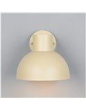 Aplique exterior ELBE para pared Ø20cm aluminio fundido bombilla excl. 1x E27 max. 10W IP44 Arena