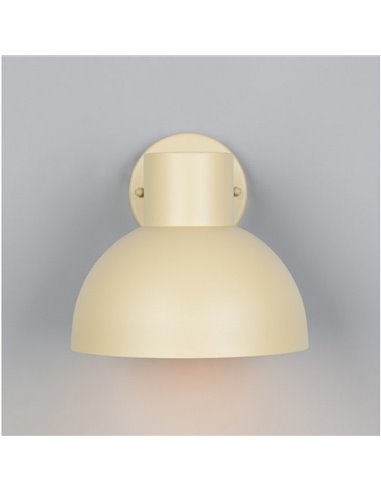 Luminária de parede externa ELBE Ø20cm lâmpada de alumínio fundido excl. 1x E27 máx. 10W IP44 Areia