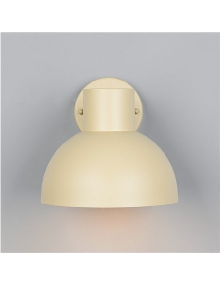 Aplique exterior ELBE para pared Ø20cm aluminio fundido bombilla excl. 1x E27 max. 10W IP44 Arena