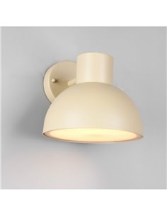 Aplique exterior ELBE para pared Ø20cm aluminio fundido bombilla excl. 1x E27 max. 10W IP44 Arena 2