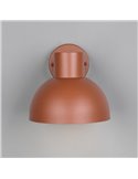 Aplique para exterior ELBE aluminio fundido bombilla excl. 1x E27 max. 10W IP44 Naranja