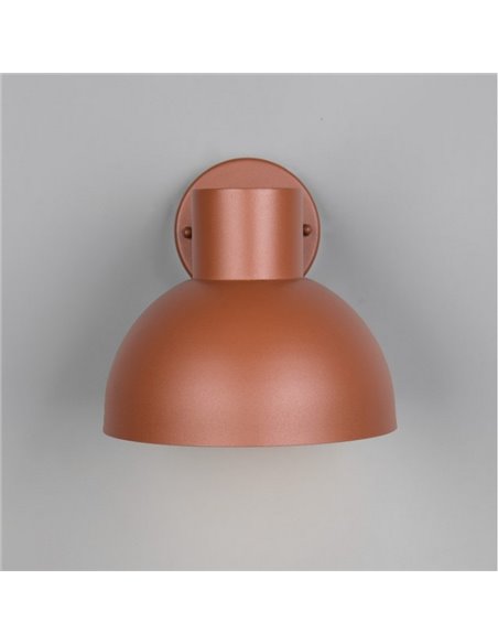 Aplique para exterior ELBE aluminio fundido bombilla excl. 1x E27 max. 10W IP44 Naranja