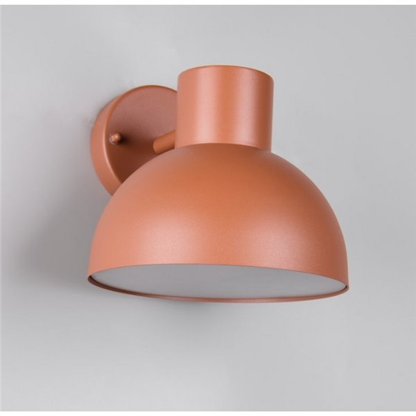 Aplique para exterior ELBE aluminio fundido bombilla excl. 1x E27 max. 10W IP44 Naranja