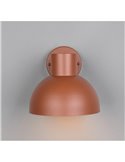 Aplique para exterior ELBE aluminio fundido bombilla excl. 1x E27 max. 10W IP44 Naranja
