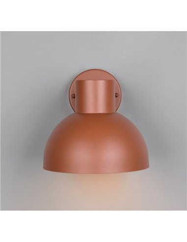 Aplique para exterior ELBE aluminio fundido bombilla excl. 1x E27 max. 10W IP44 Naranja