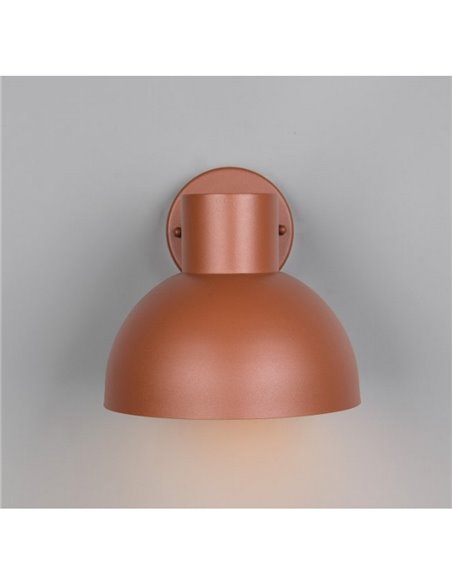 Aplique para exterior ELBE aluminio fundido bombilla excl. 1x E27 max. 10W IP44 Naranja